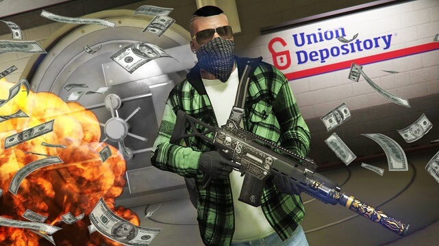 Ограбление банка GTA 5