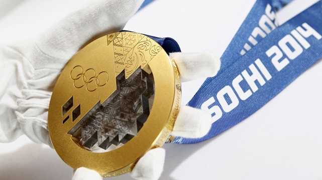 Золотая медаль Олимпиады в Сочи